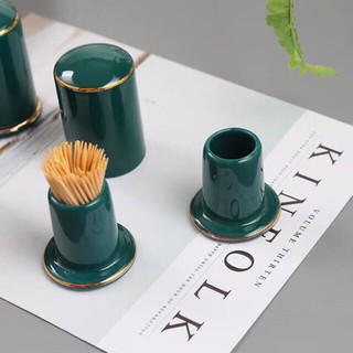 Lọ tăm sứ cao cấp