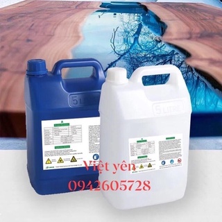 Combo cặp keo Epoxy resin 3d cặp 400 gam