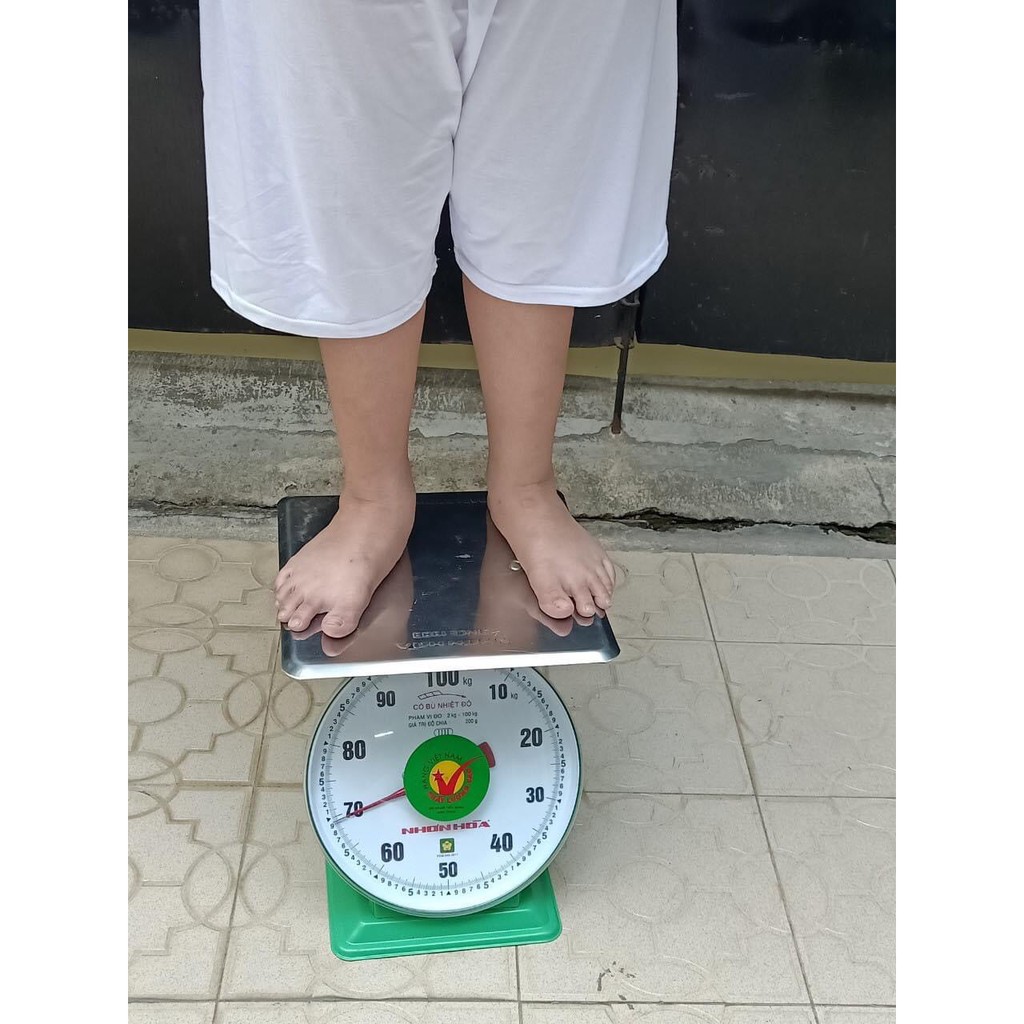 COMBO 5 ÁO COTTON TRẮNG MẶC NHÀ CHO BÉ LỚN (30-70kg)