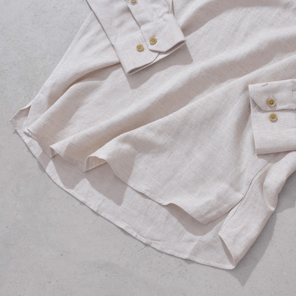 Áo Sơ Mi HB Tay Dài Linen Cổ Chui Danton - Katus Store 00524