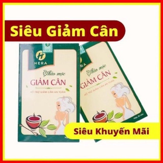 Giảm cân Hera Plus Trà giảm cân nhanh cấp tốc an toàn thảo mộc không phải thuốc giảm cân