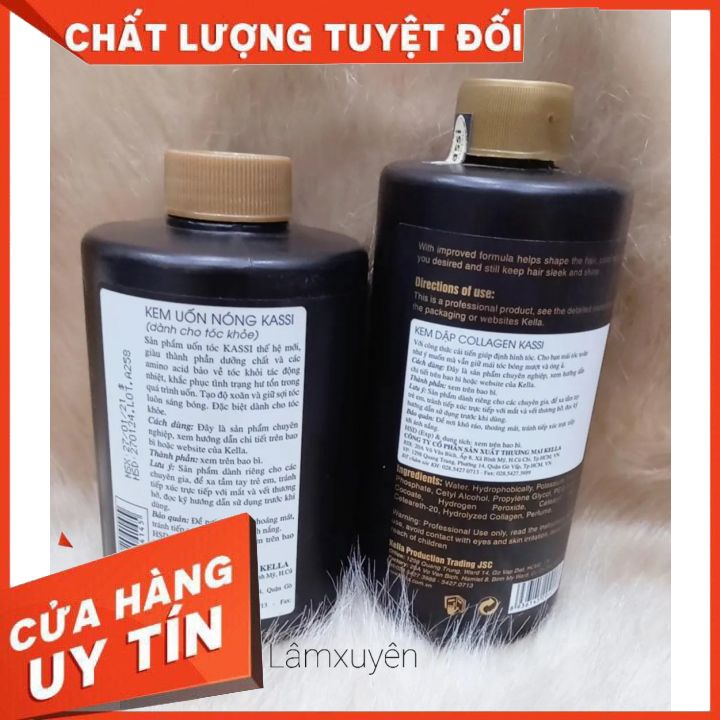 UỐN NÓNG THÔNG MINH KASSI DELUXE 500ML*2 KHÔNG HÔI KHÔ TÓC
