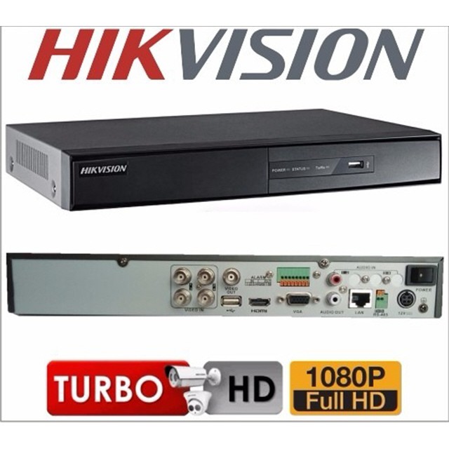 Đầu ghi hình Hikvision DS-7204HQHI-K1/P 4 kênh HD 3MP, 1 Sata, Audio, PoC, add 1 camera IP 2M