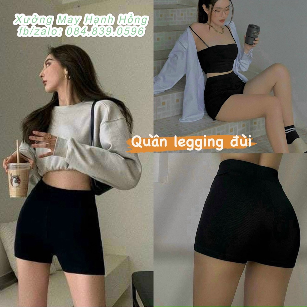 [Ảnh thật/Video] Quần legging nâng mông, Quần legging đùi/ngố/dài