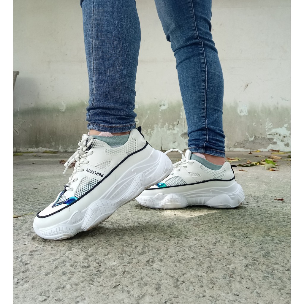 (ảnh thật) giày sneaker nữ thể thao cá tính