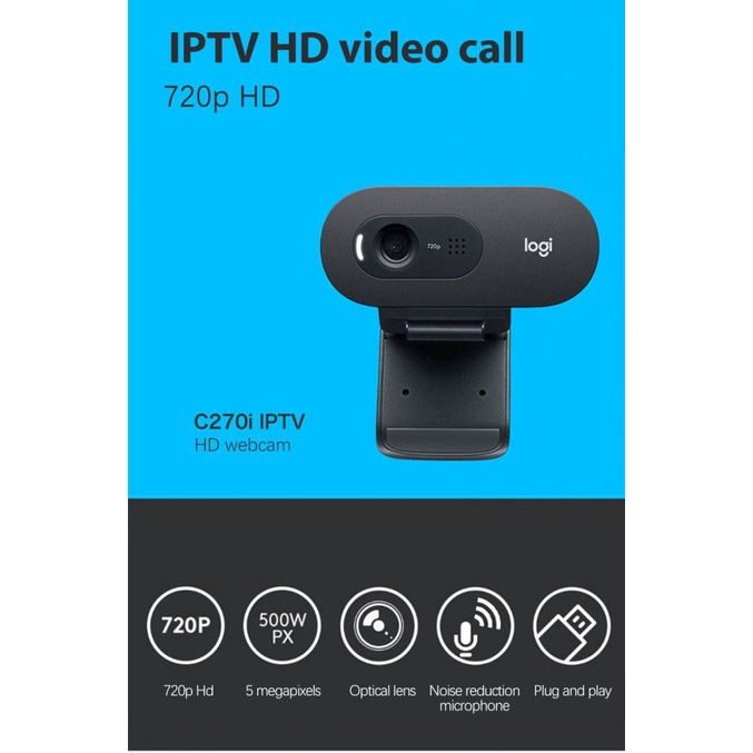 Camera Hd Logitech C270I Cổng Usb Cho Máy Tính | BigBuy360 - bigbuy360.vn