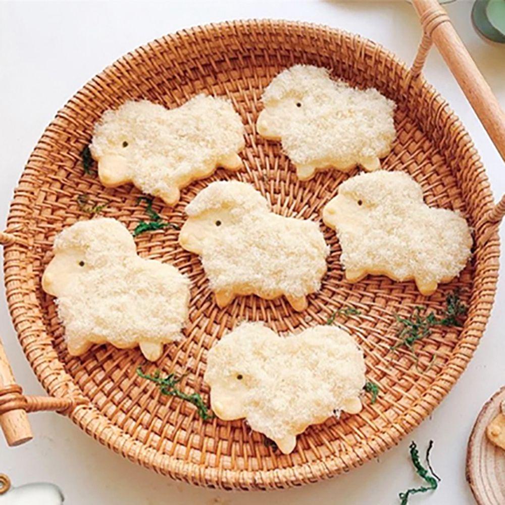 AUGUSTINA Khuôn Cắt Bánh Quy Hình Chú Cừu Bằng Thép Không Gỉ