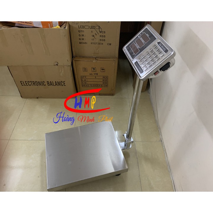 CÂN ĐIỆN TỬ INOX TOÀN PHẦN CHỐNG NƯỚC CAO CẤP 300kg BAWANG. BẢO HÀNH LÊN ĐẾN 2 NĂM