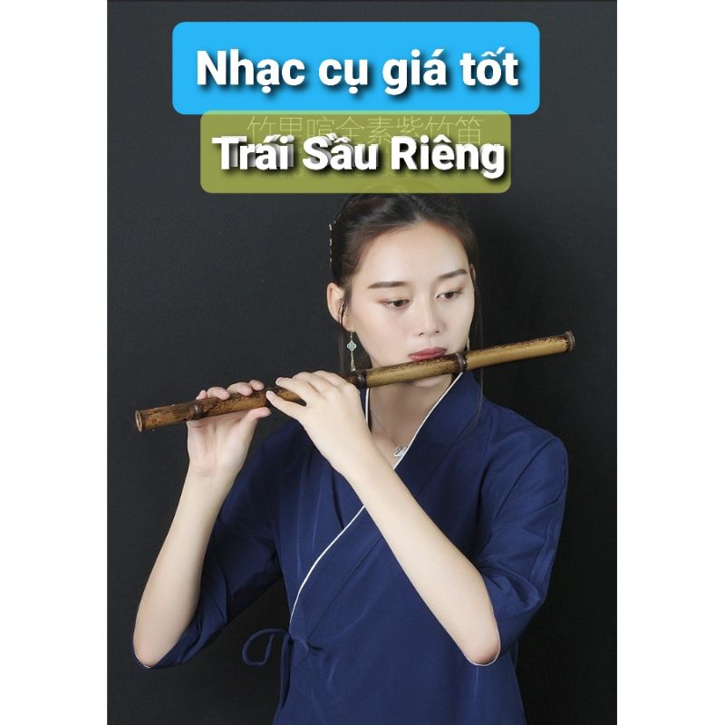 Sáo Dizi LingYin  Chính Hãng - Trúc Tím Mộc Hàng Cao Cấp,