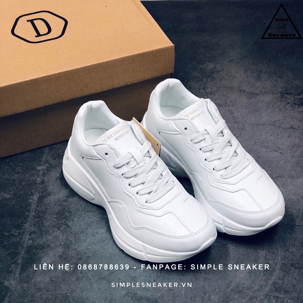 Giày Domba Flare TrắngFREESHIPDomba Flare All White Chính Hãng - Giày Domba Hàn Quốc Chuẩn DOMBA KOREA- Simple Sneaker