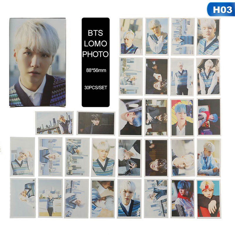 Hộp 30 Ảnh Lomo Card 2017 Bts You Never Walk Alone