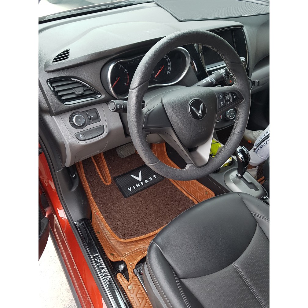 Thảm Lót Sàn Da Ô Tô 6D Cho Vinfast Fadil Chống Thấm Nước Tuyệt Đối
