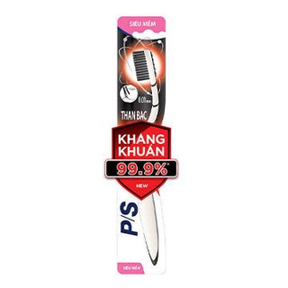 Bàn chải đánh răng P/S than bạc kháng khuẩn 99.9%