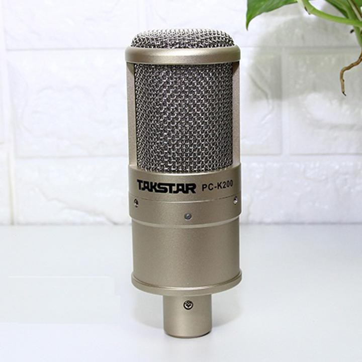 Micro livestream Takstar PC- K200 dùng thu âm và hát karaoke cao cấp