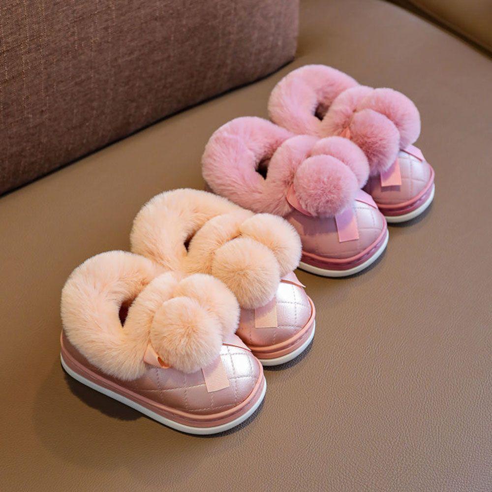 Dép Bông Đi Trong Nhà Chống Thấm Nước Cho Bé