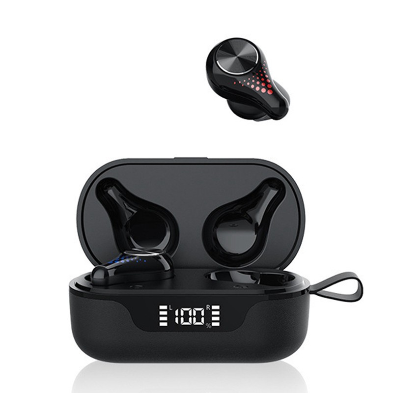 Tai Nghe Bluetooth Tws 5.0 Màu Đen | BigBuy360 - bigbuy360.vn
