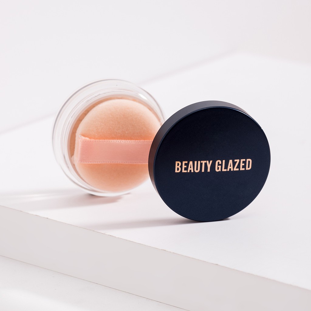 BEAUTY GLAZED 2 màu phấn phủ kiểm soát dầu / phấn phủ trang điểm