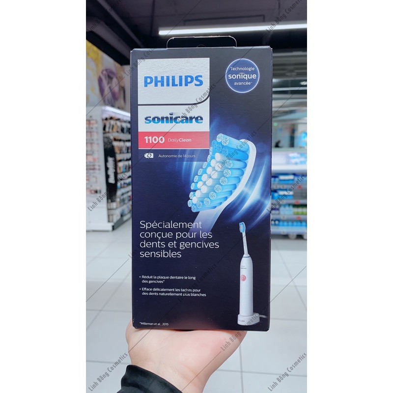 BÀN CHẢI ĐÁNH RĂNG ĐIỆN PHILIPS SONICARE 1100 DAILY CLEAN