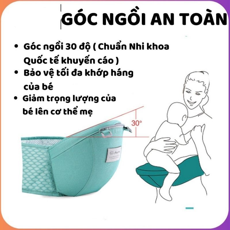 (CHÍNH HÃNG) Địu ngồi AING TREE 6 tư thế kèm hộp quà