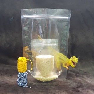 10 Túi Zip Đáy Đứng Đựng 100gr Bột