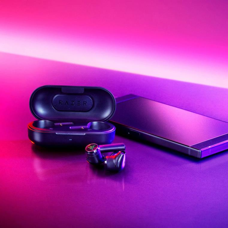Tai Nghe Bluetooth 5.0 Razer Hammerhead True Wireless Fullbox - Bản Không APP
