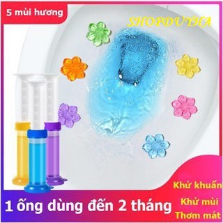 Gel Khử Mùi Bồn Cầu Bồn Rửa Mặt Hình Bông HoaFREESHIPGel Tạo Mùi Hương Bồn Vệ Sinh