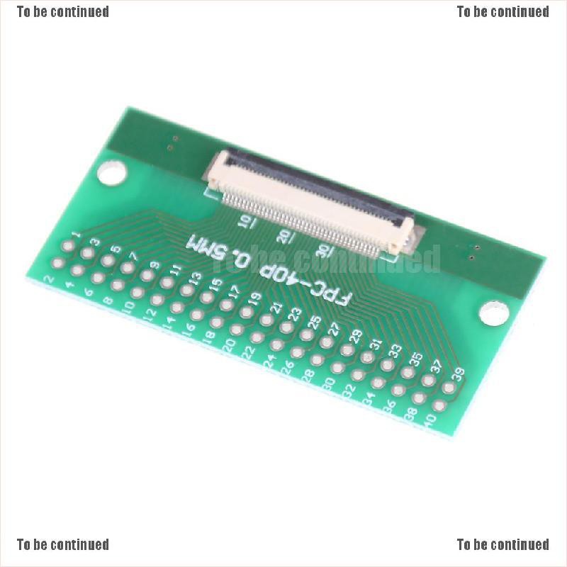 1 Bảng Mạch Chuyển Đổi 40pin 0.5mm Ffc Fpc Sang 40p Dip 2.54mm Pcb
