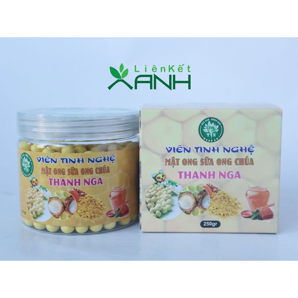 VIÊN TINH BỘT NGHỆ MẬT ONG VÀ SỮA ONG CHÚA - LIÊN KẾT XANH