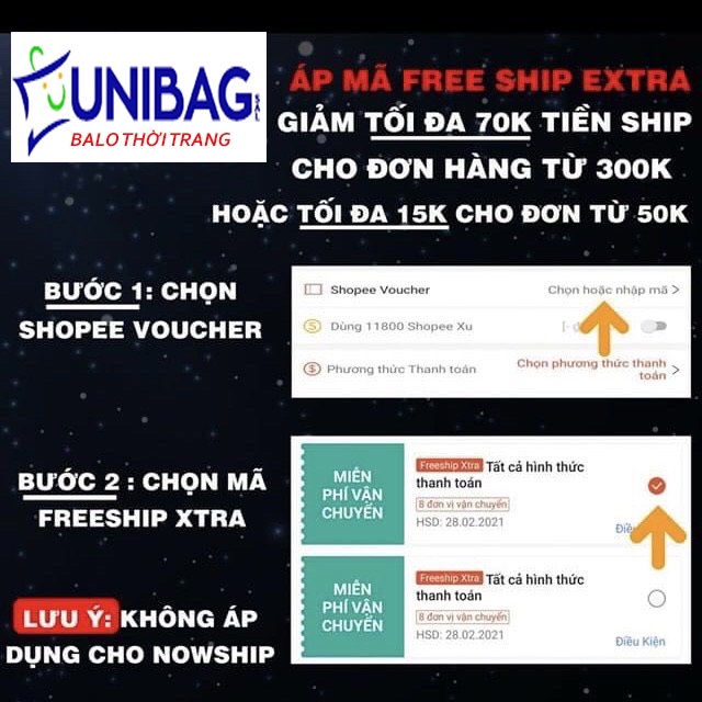 {Tặng kèm sticke}Balo Đi Học Đi Chơi Nam Nữ UNIBAG Hàn Quốc Nhiều Ngăn Tiện Dụng cute dễ thương hót nhất hiện nay BL 608