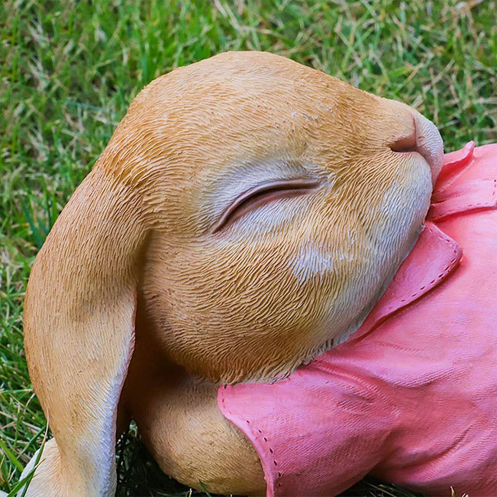 Mô Hình Ếch Và Thỏ Bunny Trang Trí Sân Vườn