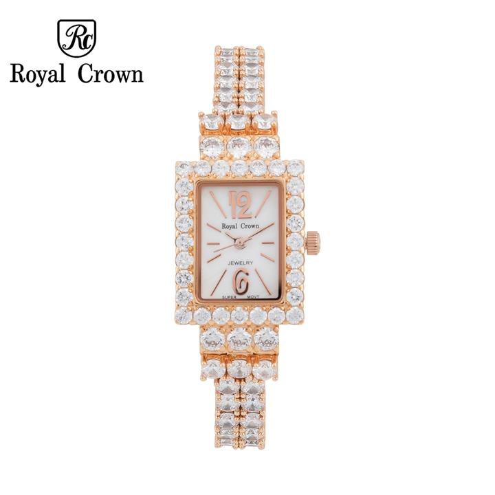 Đồng hồ nữ chính hãng Royal Crown Italy 3584-J-RG Leather Watch