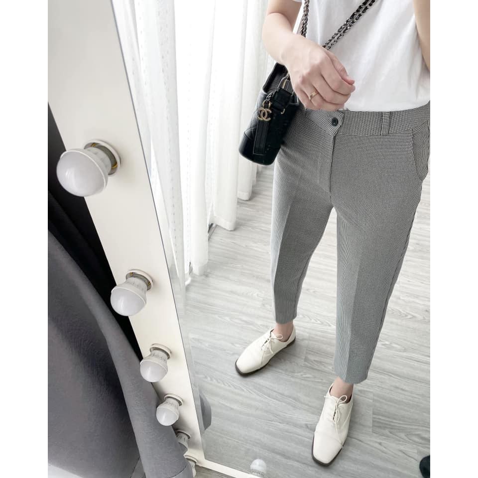 [Mã SKAMFA06 giảm 10% tối đa 50K đơn 0Đ] Quần âu kẻ nhỏ hai màu q257 | BigBuy360 - bigbuy360.vn