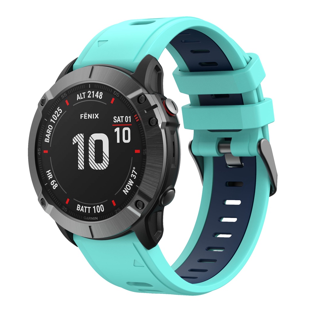 Dây Đeo Silicon Mềm 22mm Tháo Lắp Nhanh Cho Đồng Hồ Thông Minh Garmin Fenix 6