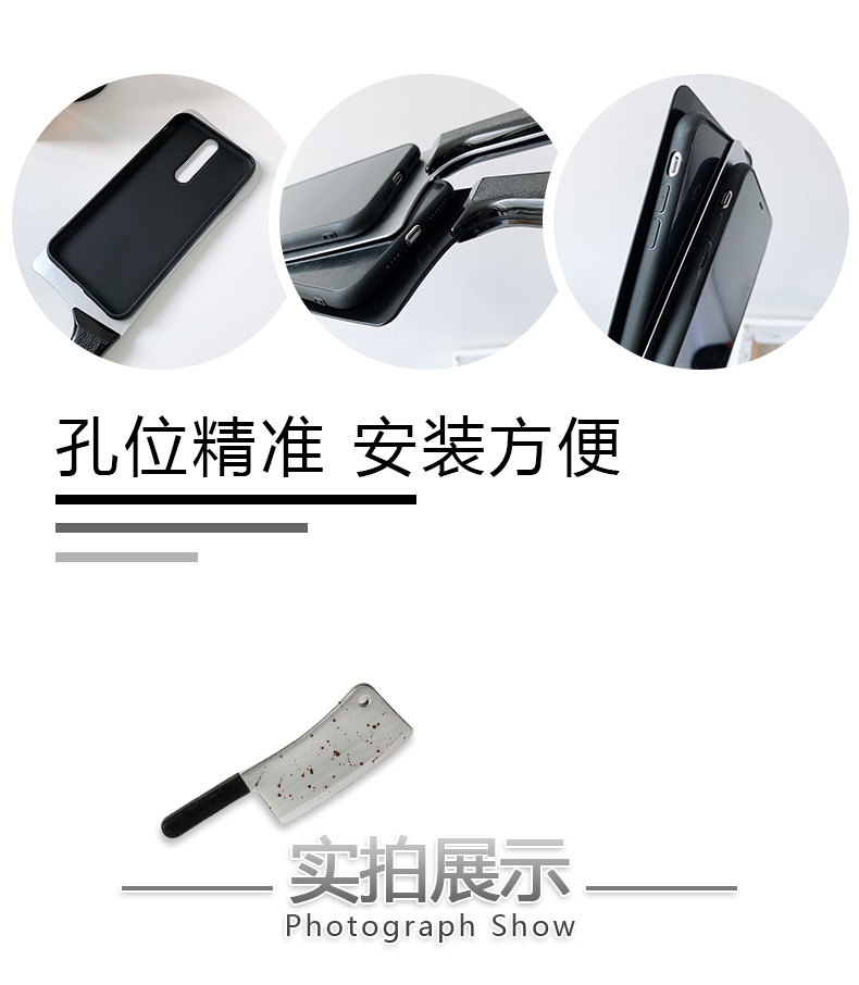 Vỏ bảo vệ điện thoại di động chống rơi loại dao Chopper cho Xiaomi Redmi 5 5A 5Plus 6 6A 6Pro 7 7A 8 8A 9 9A 9C 9T K20 K20Pro K30 K30Pro K30Ultra Chống rơi dao làm bếp vỏ điện thoại