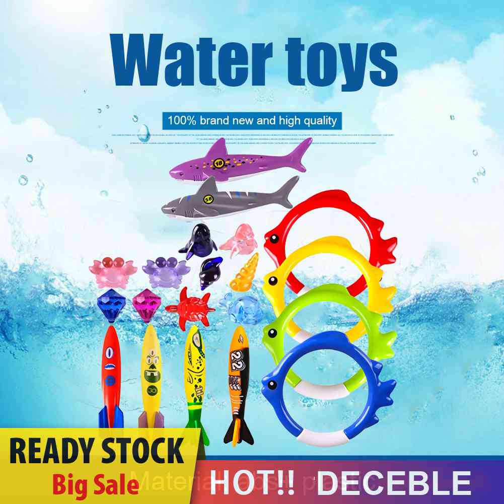 Set 20 Đồ Chơi Ném Vòng Chìm Dưới Nước Dành Cho Trẻ Em
