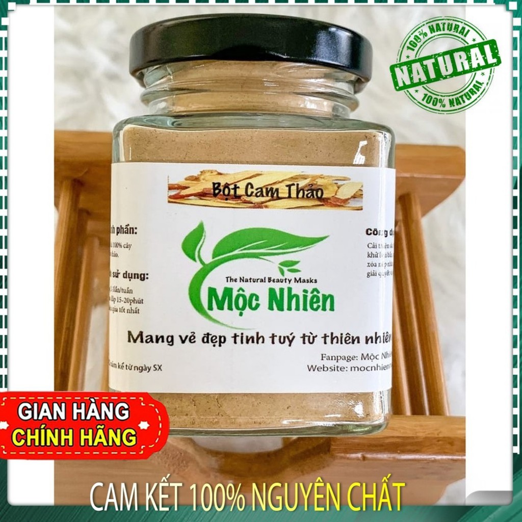 Bột rễ cam thảo Mộc Nhiên 100% nguyên chất (100g)