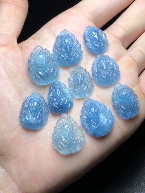 Hồ Ly Chúa Aquamarine Xanh Dương - hợp mệnh Thuỷ và mệnh Mộc