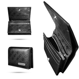 Ví Gập Đôi Nữ Da In SAIGON SWAGGER® Eclipse Fold Wallet