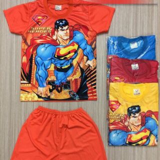 Set 3 bộ in hình siêu nhân cho bé trai