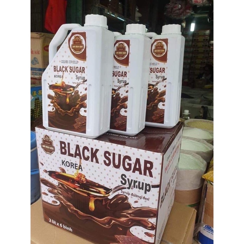 SIRO ĐƯỜNG ĐEN HÀN QUỐC CAN 1L