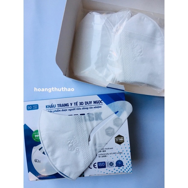 Hộp 50 chiếc Khẩu trang IMask 3D Duy Khánh kháng khuẩn công nghệ Nhật Bản loại mới | BigBuy360 - bigbuy360.vn