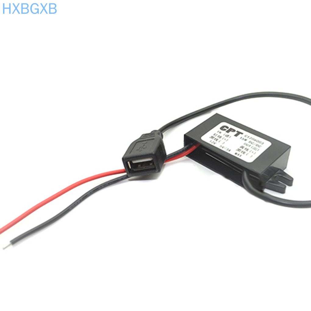 Thiết bị giảm áp DC 12V sang 5V 3a Max 15w Usb Dc-Dc Cho Xe Hơi / Xe Máy | BigBuy360 - bigbuy360.vn