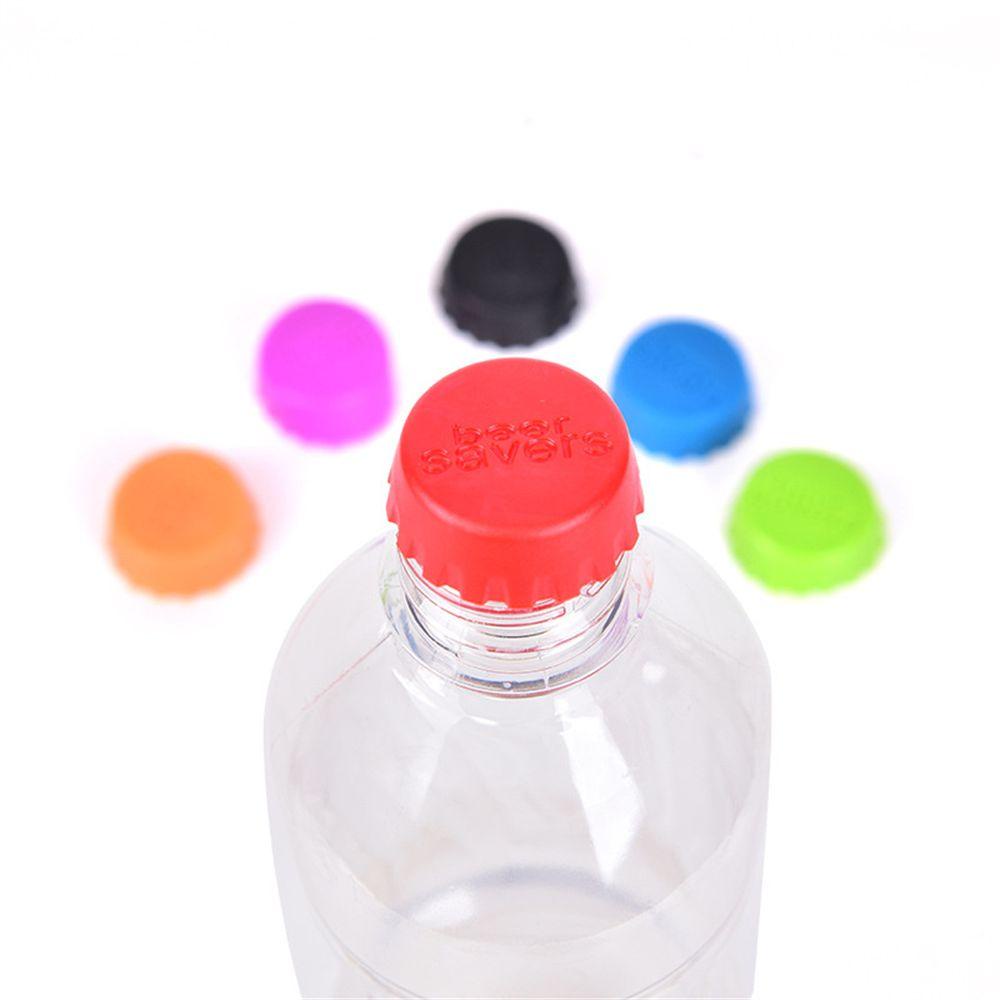 Set 6 Nắp Đậy Chai Rượu Vang Bằng Silicone Chống Rò Rỉ Tái Sử Dụng Tiện Lợi