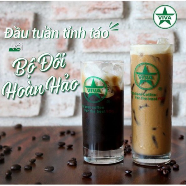 Cà phê đen hòa tan VIVA STAR 1in1⭐𝑭𝑹𝑬𝑬𝑺𝑯𝑰𝑷⭐ không đường (1 hộp 15 gói)