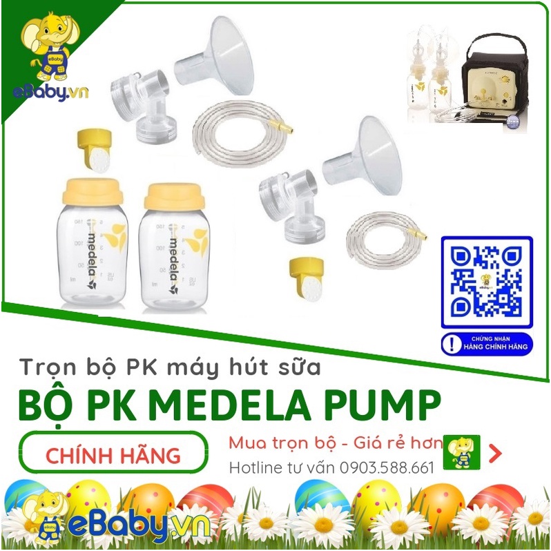 Phụ kiện máy hút sữa Medela (Có Bán Lẻ)| Phụ kiện máy vắt sữa Medela Pump | Van, Gioăng Trắng, Cỗ Phễu, Ống hơi các loại