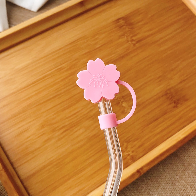 Phích cắm rơm silicone có thể tái sử dụng mẹo rơm nắp đậy phụ kiện nhà bếp chống bụi nắp cho thủy tinh