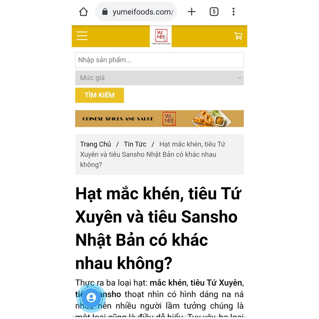 Xuyên Tiêu Đỏ - Hoa Xuyên Tiêu - Hạt Tê 100gr - Sichuan Pepper