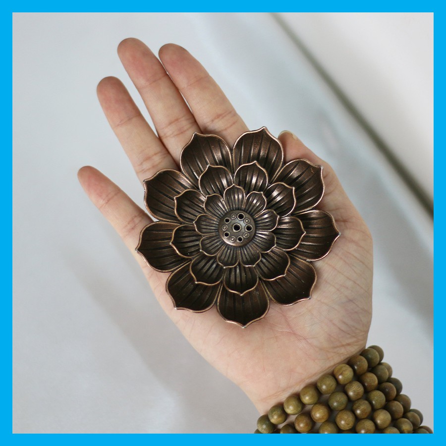 Lư xông trầm hương - Lư đốt trầm hình cánh hoa sen - Hiên Nhà | BigBuy360 - bigbuy360.vn