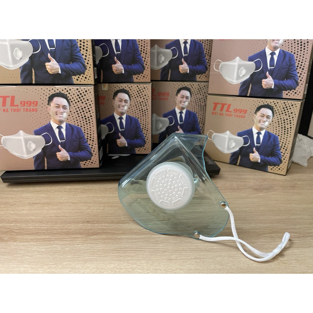KHẨU TRANG TRONG SUỐT - KHẨU TRANG NHỰA DẺO - KHẨU TRANG 3D - KHẨU TRANG TPU - MẶT NẠ THỜI TRANG TTL999 KÈM 20 MÀNG LỌC | BigBuy360 - bigbuy360.vn