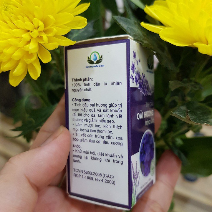 Tinh Dầu Oải Hương | Tinh Dầu Lavender | Tinh Dầu Hữu Cơ | MỘC SẮC 10ml [Organic]